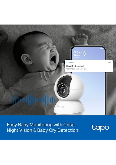 Tapo C250 4k İç Mekan Aı Ev Güvenlik Wi-fi Kamerası