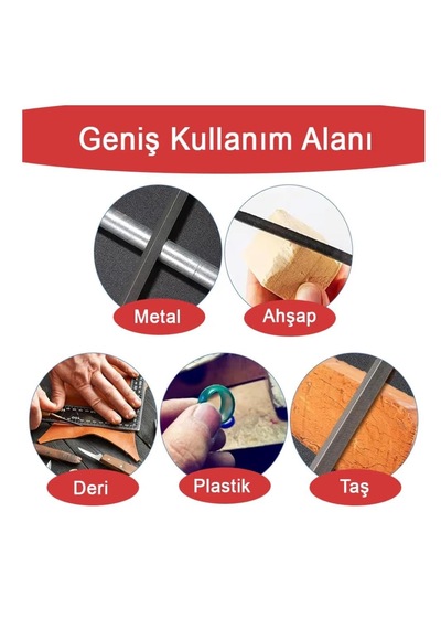 6 Parça Mini Eğe Seti - 16cm İnce İşçilik Saatçi Eğe Ve Törpü Seti