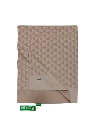 Benetton Elegante Şal - Tre - Vizon