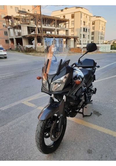 Motocam Suzuki V-strom Dl 1000 Ön Cam 2004-2010 Model 45cm Şeffaf Renkli 4mm