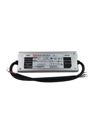 Xlg-200-24-a Xlg20024a 24vdc,8.3amp,current Adj., 16.8 24vdc Cc Meanwell