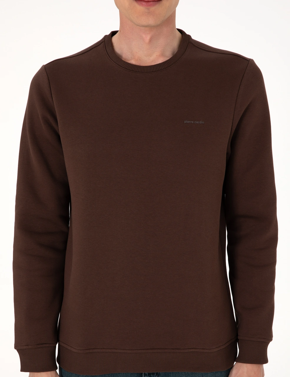 Pierre Cardin Erkek Kahverengi Sweatshirt 50315021-vr029 Kahverengi