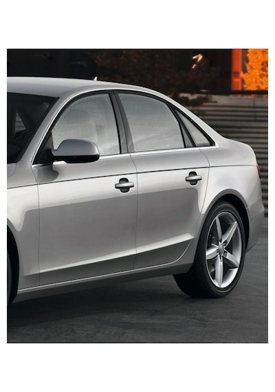 Audi A4 B8-b8.5 2009-2016 Uyumlu 12 Parça Paslanmaz Krom Cam Çıtası - Tam Tur Set