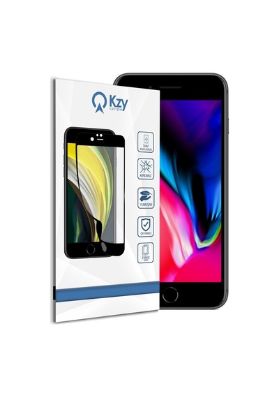 Apple Uyumlu iPhone 8 Plus Siyah Tam Kaplayan Fibernano Ekran Koruyucu (520647158) 20 Tl Fark Ile Apple Uyumlu iPhone Hızlı Şarj Kablosu