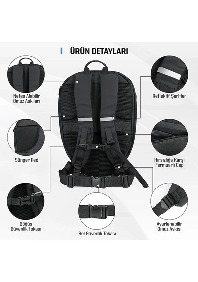 Led Knıght Sırt Çantası Çok Renkli