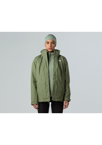The North Face W Evolve Iı Triclimate Jacket - Eu Kadın Outdoor Montu Nf0a8e02d0ı1 Yeşil Yeşil