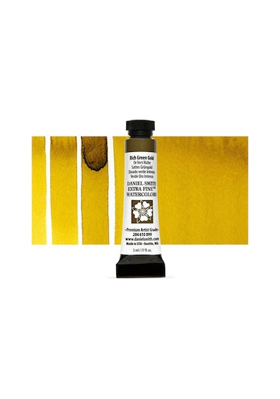 Extra Fine Tüp Suluboya 5 Ml Seri 2 Rich Green Gold Nocolor-fedc37f3