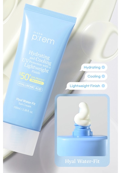 Make Prem Hyal Water Fit Sun Cream SPF50+ 100 ML
