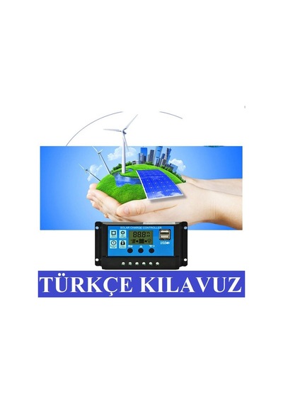 Solar Güneş Paneli Akü Şarj Kontrol Regülatörü 10 Amper Solar Güneş Paneli Akü Şarj Kontrol Regülatörü 10 Amper