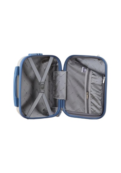 Mçs Group Mçs Polipropilen 3'lü Valiz Seti Orta & Kabin & Makyaj V305 Kemik/sky Blue