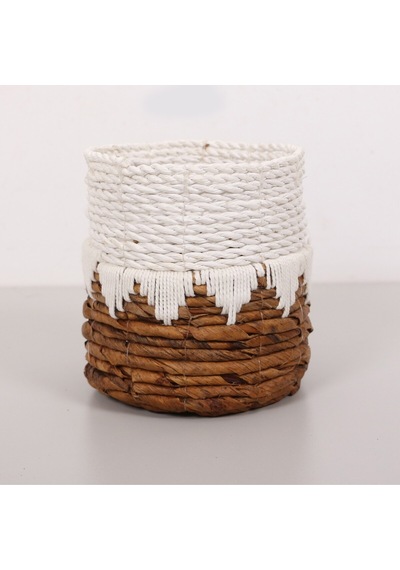 Didim Doğal Abaka 15x16 Cm Saksılık & Saklama Düzenleme Beyaz