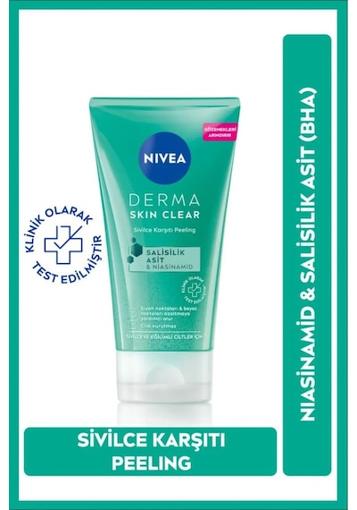 Nivea Derma Skin Clear Sivilce Karşıtı Yüz Temizleyici Peeling 150  ML