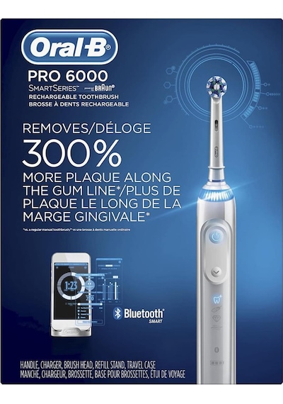 Oral-B Smart Series Pro 6000 Elektrikli Diş Fırçası Beyaz