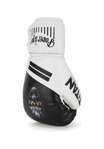 Titan Sport Siyah Beyaz Kurukafa Desenli Boks Eldiveni Çok Renkli