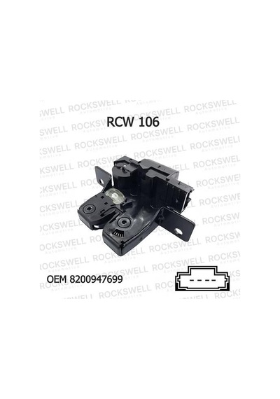 Bagaj Kilidi Megane 2 Sedan Hb Sw Sport Tourer Scenic 2 2003-2009 Clio 3 Modus 4 Pin Motorlu 8200947699 Rockswel