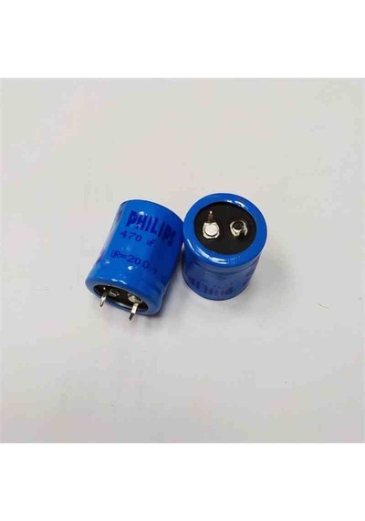 2222 059 900 12 470mf 200v 25x30 105 Phılıps Elko Kondansatör 5 Adet