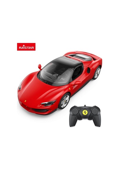 94600 Kumandalı Ferrari 296 Gts 1:16 Kırmızı Çok Renkli