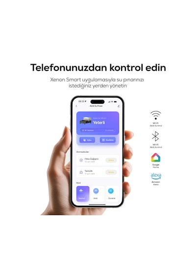 Akıllı Kedi Ve Köpek Su Pınarı 6.5l + 1.5l, Wifi, Otomatik, Çoklu Filtreli X8656