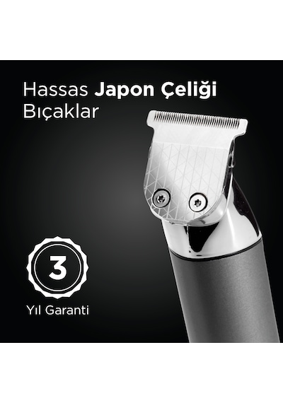 Babyliss MT996E Super X Metal 14 Başlıklı Lityum Yüz & Vücut Bakım Kiti