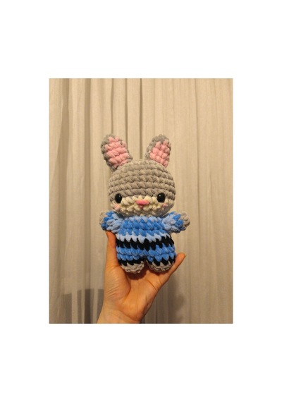 Nick & Judy El Yapımı Amigurumi Anahtarlık Örgü Peluş Figür