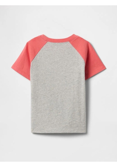 Erkek Bebek Gap Logo T-shirt Gri-5981 Gri