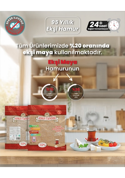Asrın Tandırı Beslen Paketi 10'lu Lavaş Tandır Ekmeği