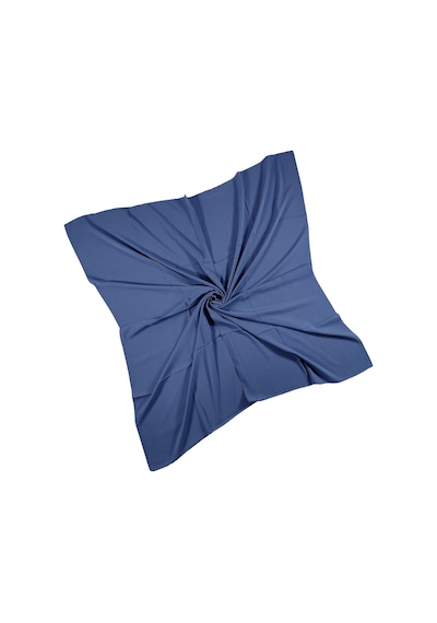 Mim Eşarp Mısırlı Eşarpları Medine Ipeği Büyük Boy Eşarp 110x110 Cm İndigo