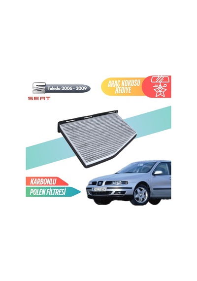 Seat Toledo 2006-2009 Model Karbonlu Polen Klima Filtresi