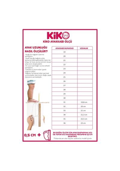 Kiko Kids Termo Taban Kız Çocuk Bot 625 Cilt Siyah Siyah