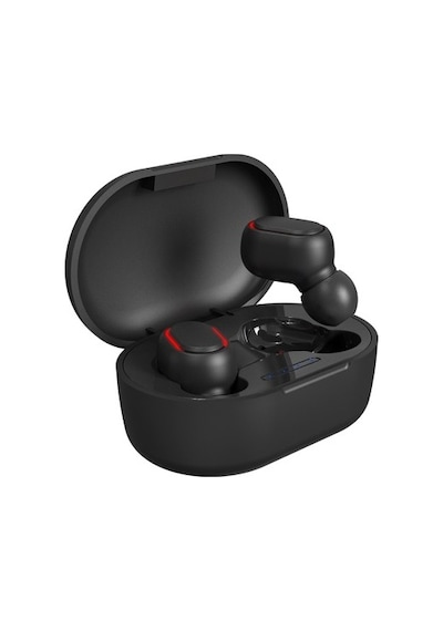 Mobil Telefon Uyumlu Bluetooth Mikrofonlu Kulaklık - Siyah