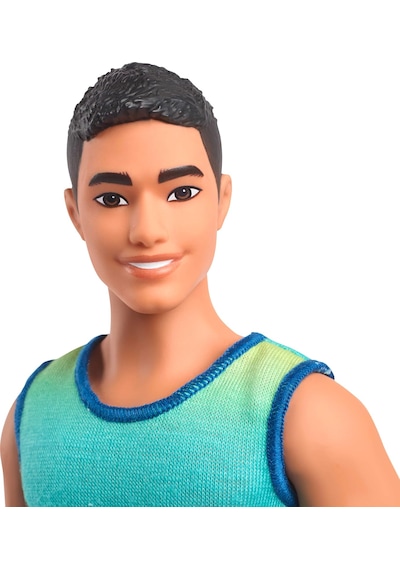 Barbie Fashionistas Ken Bebek No. 236 Siyah Saçlı, Mavi-yeşil Omb