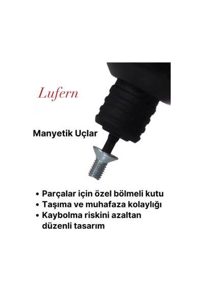Özel Üretim Manyetik Bits Uç Vidalama Çelik Tornavida Seti Kutulu 18+1 Parça 1/4 Hex Uyumlu Teknik