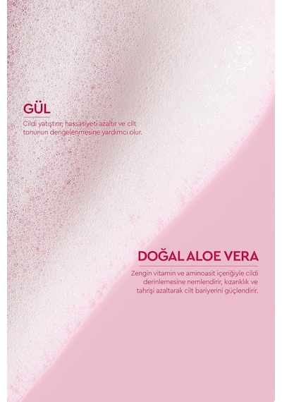 Tr Canlandırıcı Yüz Temizleme Köpüğü - Gül, Aloe Vera Ve Hyalüronik Asit