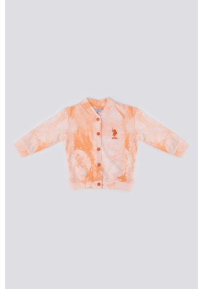 U.S. Polo Assn. U.S. Polo Assn Creamy İntensity Somon Bebek Hırka Somon
