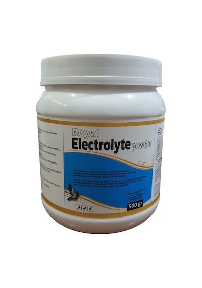 Royal Electrolyte Powder 500 G Kanatlılarda Elektrolit Desteği