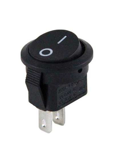 Ayt Mini Yuvarlak Işıksız On Off Anahtar Aç Kapa Anahtarı 2 Pin Ic-134e