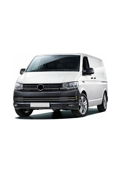Volkswagen Uyumlu T6 Transporter 2015- Ön Tampon Çıtası 6 Parça Paslanmaz Çelik