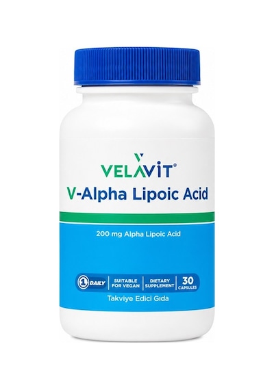 Velavit V-alpha Lipoic Acid Takviye Edici Gıda 30 Kapsül