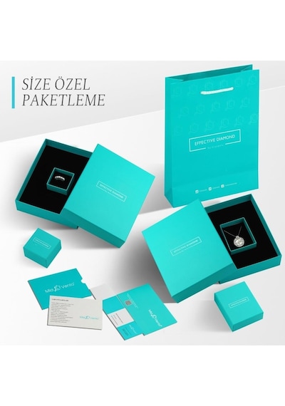 Mia Vento Effective Diamond Elegance Işıltı Sırataş Gümüş Yüzük