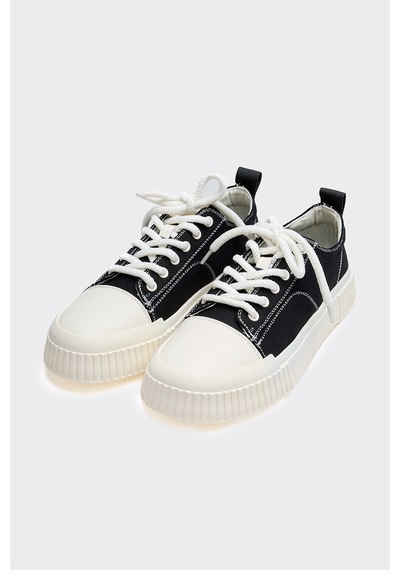 Derinet Comfort Taban Erkek Sneaker Siyah Siyah