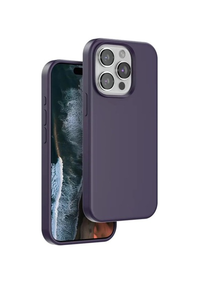 Magicool Venco Apple iPhone Uyumlu 14 Pro Home Magsafe Kapak - Derin Mor