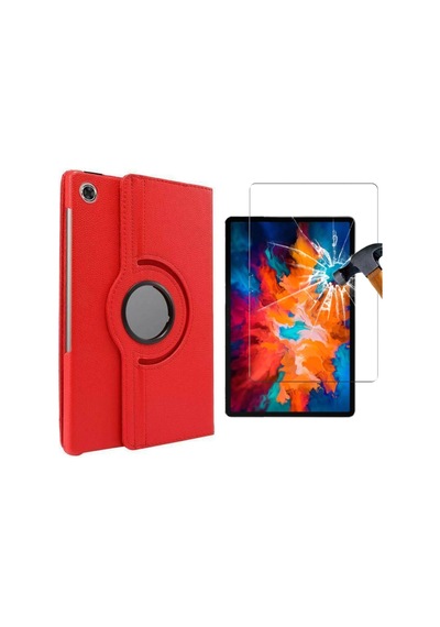 Lenovo Tab Tb311fu Zaek0030tr Uyumlu 360 Dönerli Tablet Kılıfı + Ekran Koruyucu Arka Kapak