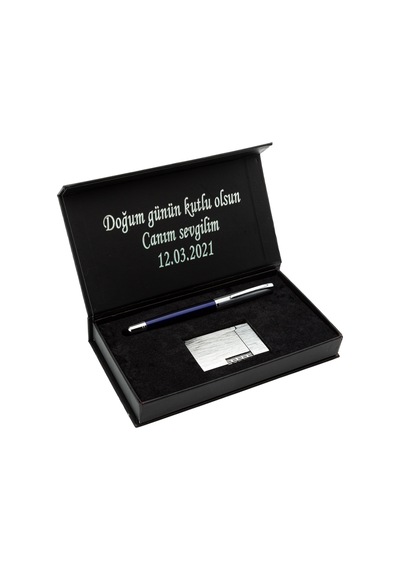 İsme Özel Kalem ve Çakmak Seti