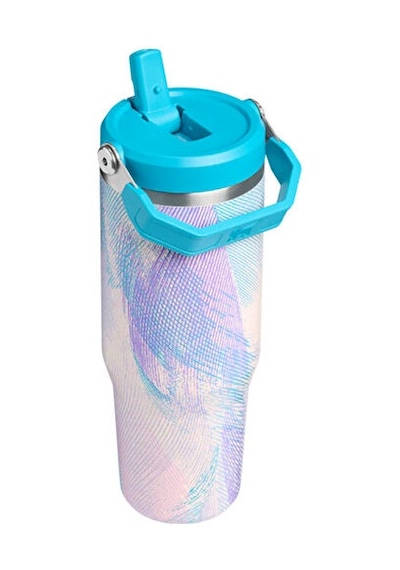 Stanley The Iceflow Flıp Straw 2.0 Tumbler 0.89l Pipetli Termos 10-13424-0663 Mavi