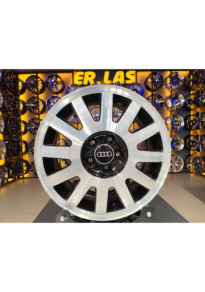 4 Adet Audi  6 15 5 100 Et35 57.1 Black Mack Jant Revize Edilmiş Takım