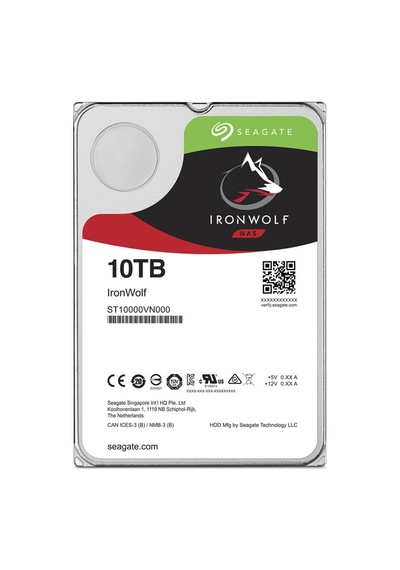 Seagate 3.5 10tb Ironwolf St10000vn000 256mb 7200rpm Sata-3 Nas Diski-210826