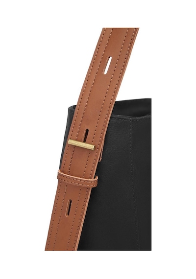 Kanvas Kumaş Kadın Omuz Çantası Smart Bags 1331 Siyah
