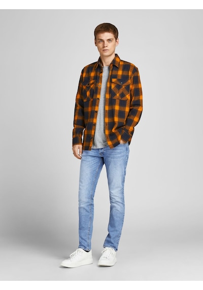 Jack & Jones Erkek Jean-12203510 Mavi