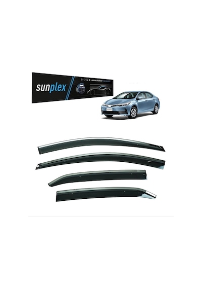 Sunplex Kromlu Cam Rüzgarlığı Toyota Corolla 2013-2018 İle Uyumlu