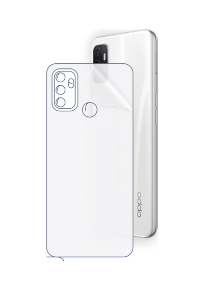 Schitec Oppo A53 2020 Uyumlu Arka Yüzey Hidrojel Koruyucu Film